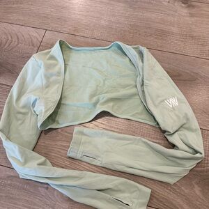 Mint Green Long Sleeve Bolero